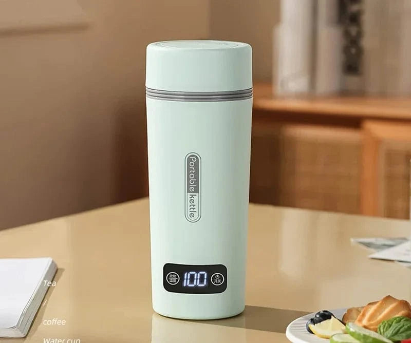 Portable Car Electric Heating Cup – Versatile 24V Boiling Kettle for Business Trips & Self-Driving Tours