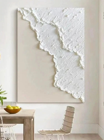 Abstract Wall Art for Bedroom – Heavy Texture Oil Painting on Canvas, Palette Knife Artwork - FastZen
