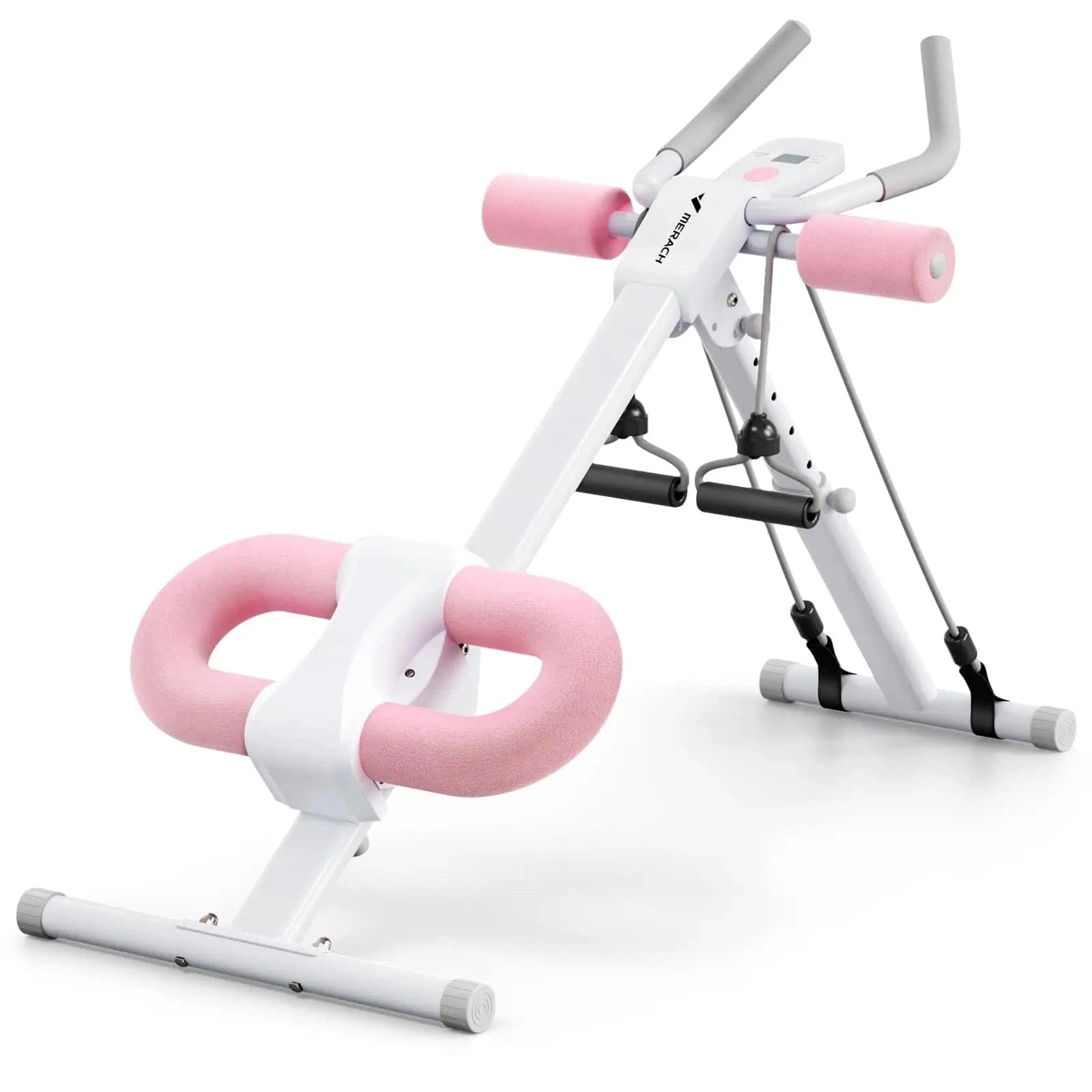 Adjustable Ab Machine – Foldable Core Exercise Trainer with Knee Protection for Home Workout - FastZen