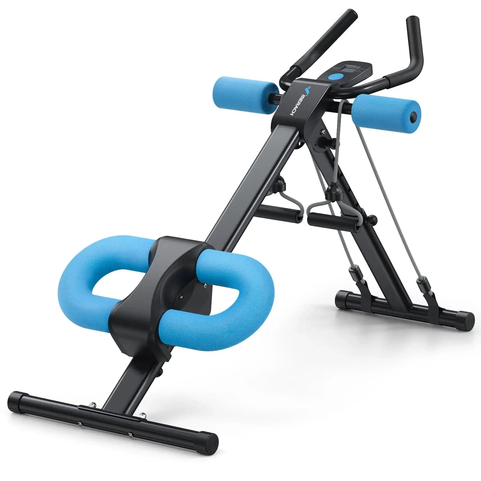 Adjustable Ab Machine – Foldable Core Exercise Trainer with Knee Protection for Home Workout - FastZen