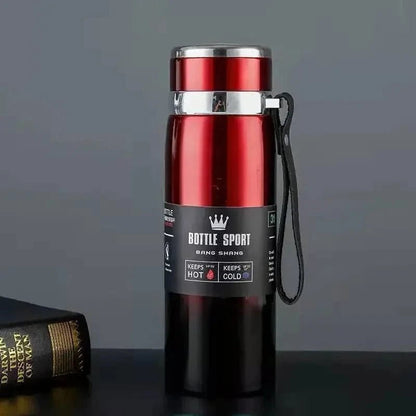 Bouteille d'eau thermique de 1000ml en acier inoxydable pour café et thé - FastZen