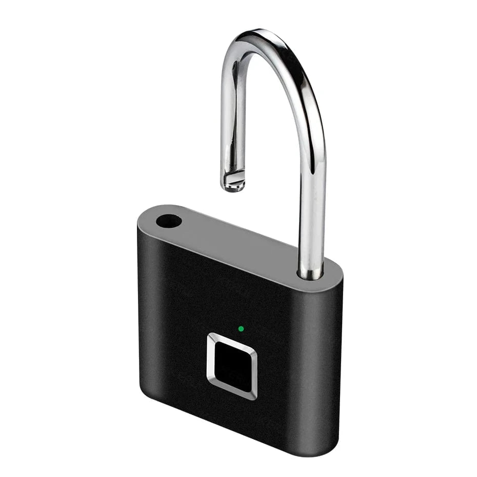 Cadenas Intelligent à Empreinte Digitale – USB Rechargeable, Étanche, Antivol, Déverrouillage Rapide 0.2s, Portable en Zinc - FastZen