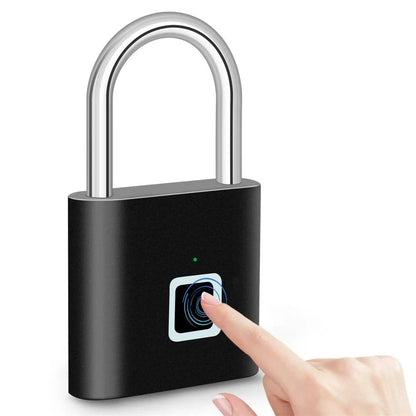 Cadenas Intelligent à Empreinte Digitale – USB Rechargeable, Étanche, Antivol, Déverrouillage Rapide 0.2s, Portable en Zinc - FastZen
