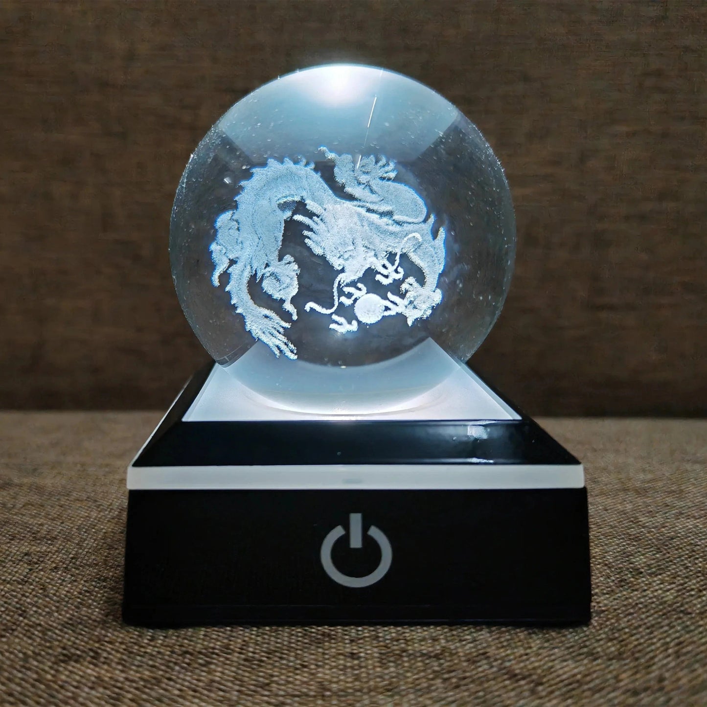 Crystal Ball Night Lights Glowing Planet Galaxy Astronaut 3D Moon Table Lamp USB Atmosphere Lamp Tabletop Decorations Kids Gifts - FastZen