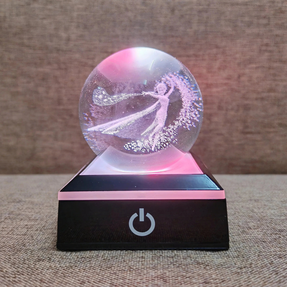 Crystal Ball Night Lights Glowing Planet Galaxy Astronaut 3D Moon Table Lamp USB Atmosphere Lamp Tabletop Decorations Kids Gifts - FastZen