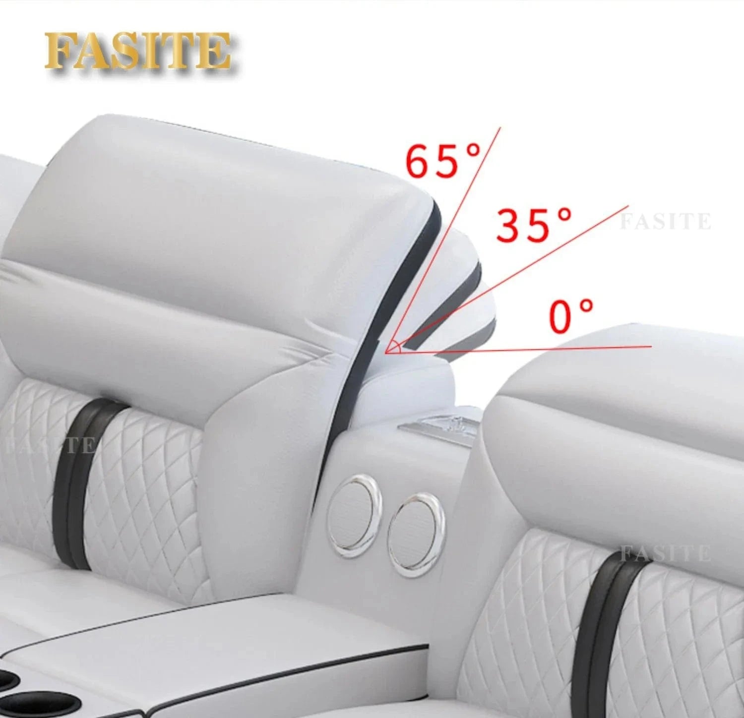Custom Multifunction Blackleather Sofa, Lazyboy Recliners, Modern Leather Sofa Furniture on sale - FastZen