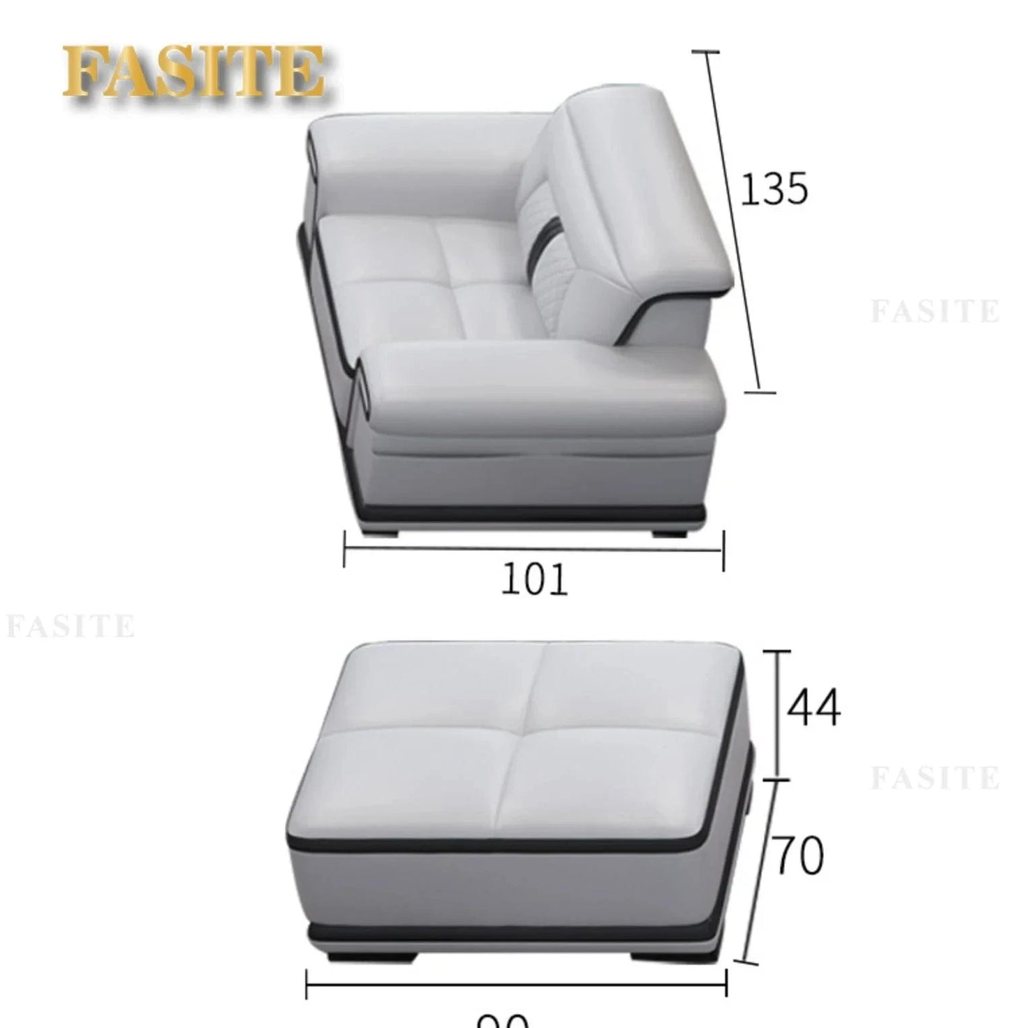 Custom Multifunction Blackleather Sofa, Lazyboy Recliners, Modern Leather Sofa Furniture on sale - FastZen
