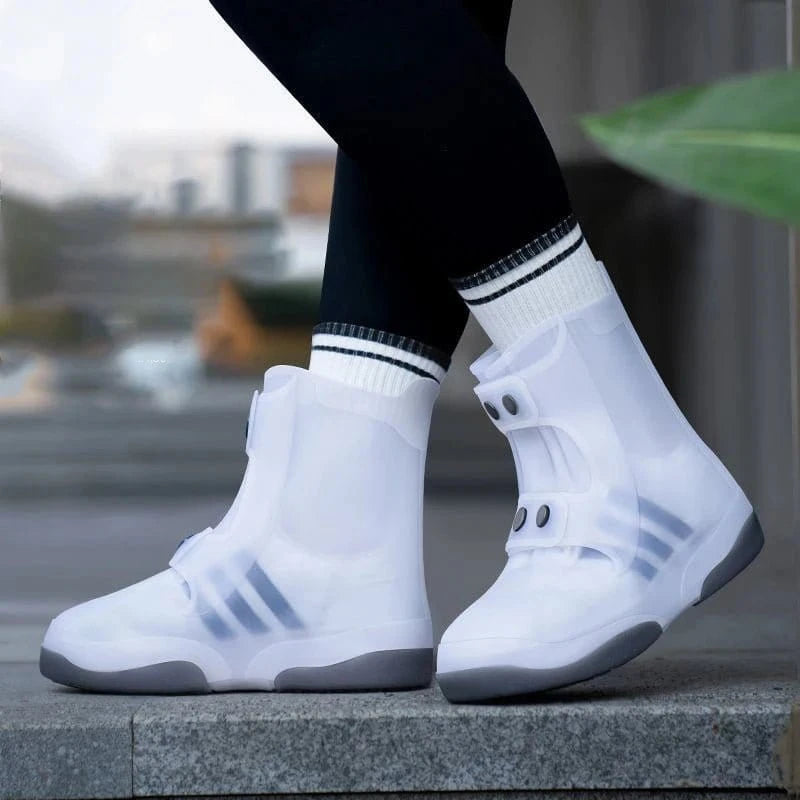 Designer Two - Tone Waterproof Shoe Covers – Washable &amp; Durable - FastZen