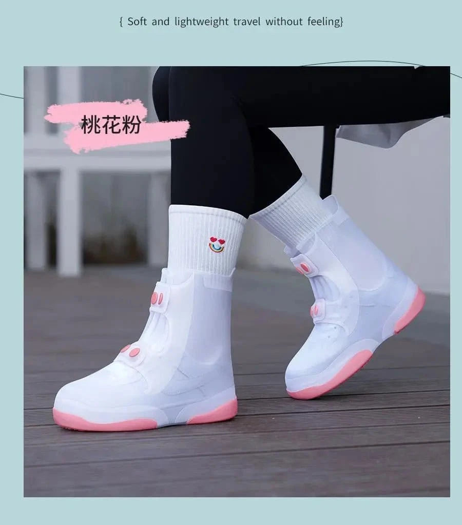Designer Two - Tone Waterproof Shoe Covers – Washable &amp; Durable - FastZen