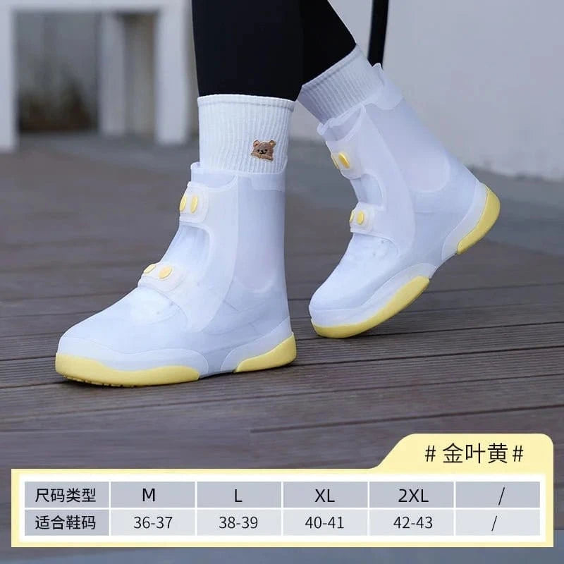 Designer Two - Tone Waterproof Shoe Covers – Washable &amp; Durable - FastZen