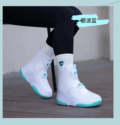 Designer Two - Tone Waterproof Shoe Covers – Washable &amp; Durable - FastZen