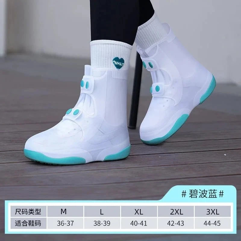 Designer Two - Tone Waterproof Shoe Covers – Washable &amp; Durable - FastZen