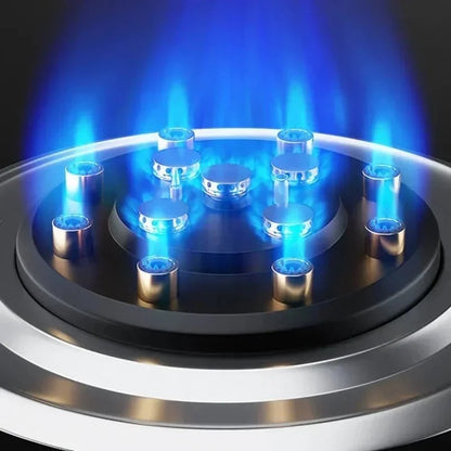 Desktop Electric & Gas Stove – Dual Household Embedded Natural Gas & LPG Cooker - FastZen