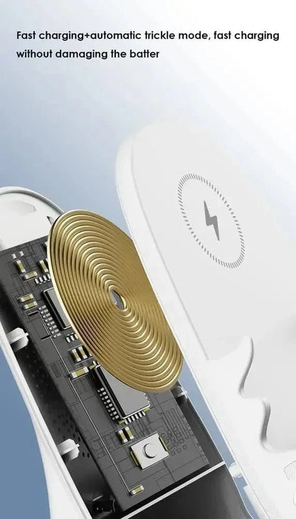 Desktop Vertical Holder Magnetic Wireless Charger Mobile Phone Stand Unique Mini Chair Shape Tablet Phone Fast Charging Station - FastZen