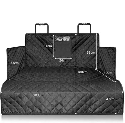 Dog Car Seat &amp; Trunk Protector – Waterproof Hammock Style - FastZen
