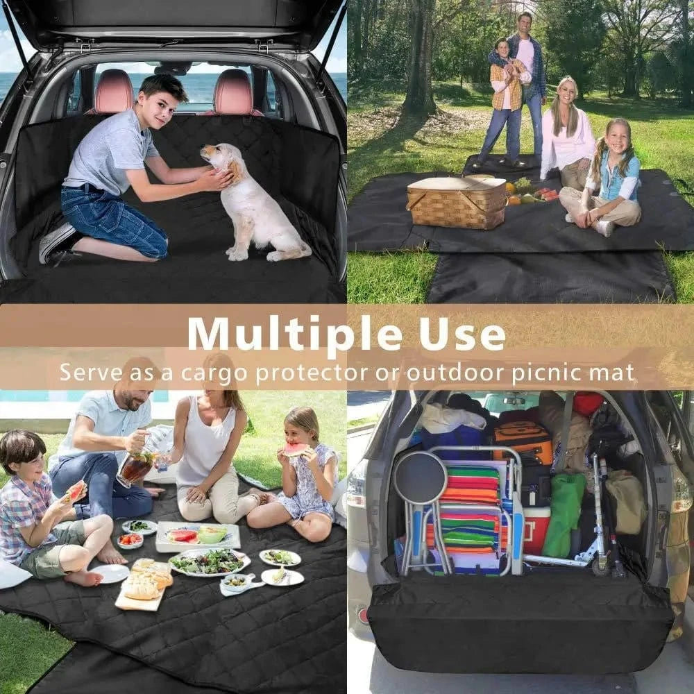 Dog Car Seat &amp; Trunk Protector – Waterproof Hammock Style - FastZen