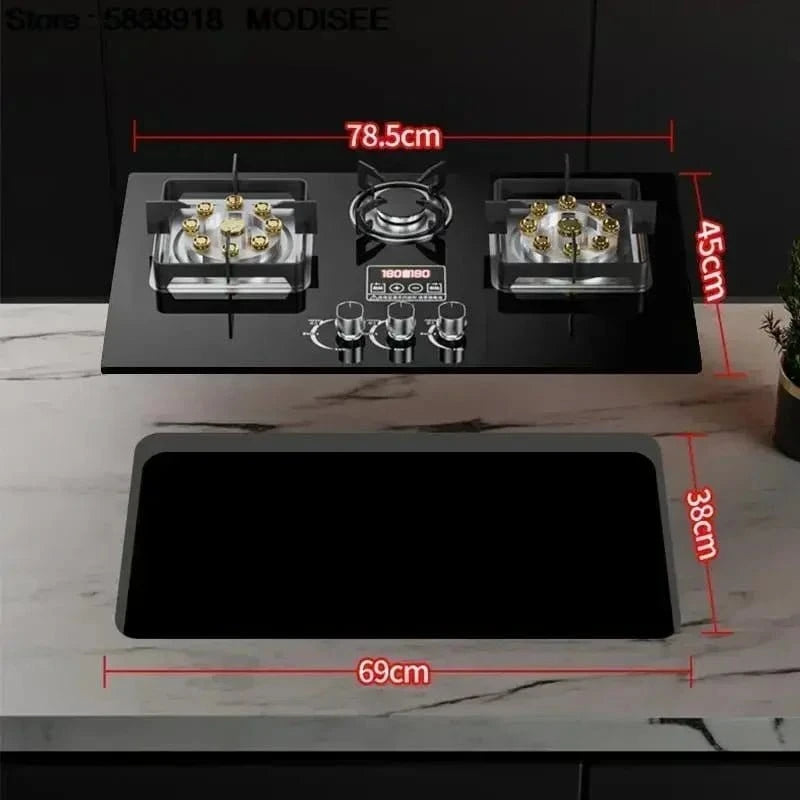 Dual - Use Gas Stove – Liquefied Gas & Natural Gas Embedded Kitchen Hob - FastZen