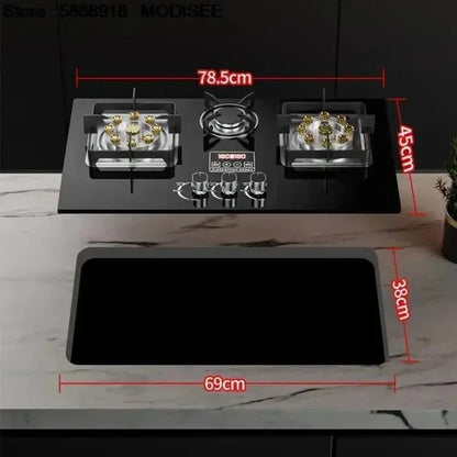 Dual - Use Gas Stove – Liquefied Gas & Natural Gas Embedded Kitchen Hob - FastZen