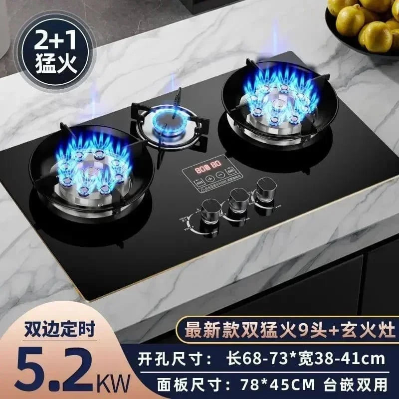 Dual - Use Gas Stove – Liquefied Gas & Natural Gas Embedded Kitchen Hob - FastZen