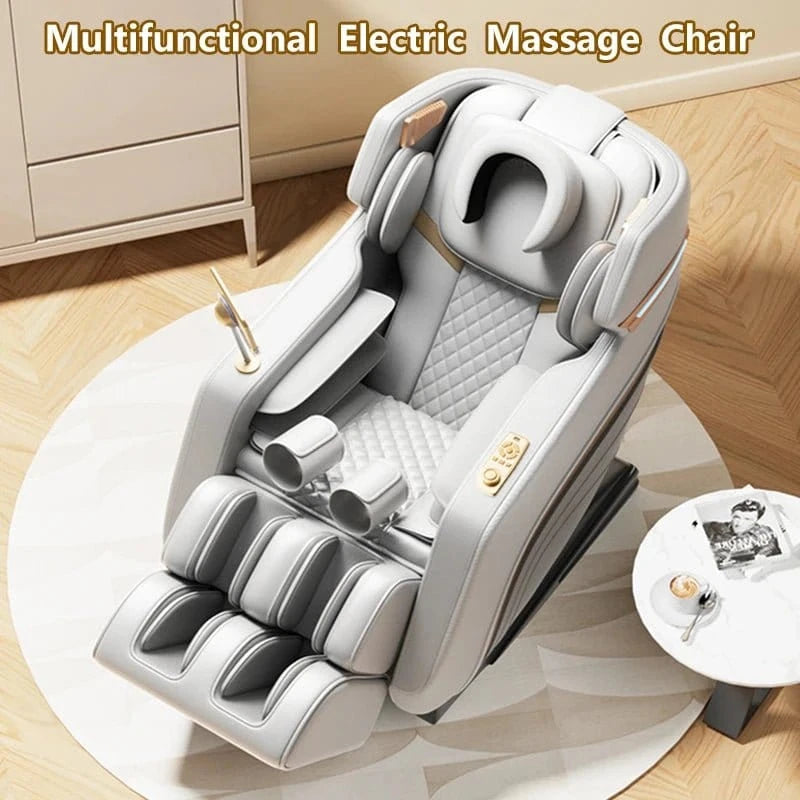 Electric Full Body Massage Chair with LCD Screen, Zero Gravity, Airbags, Heat Therapy & Hi - Fi Bluetooth Music - FastZen