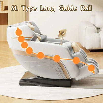 Electric Full Body Massage Chair with LCD Screen, Zero Gravity, Airbags, Heat Therapy & Hi - Fi Bluetooth Music - FastZen