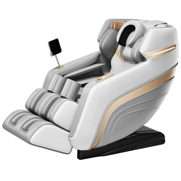 Electric Full Body Massage Chair with LCD Screen, Zero Gravity, Airbags, Heat Therapy & Hi - Fi Bluetooth Music - FastZen
