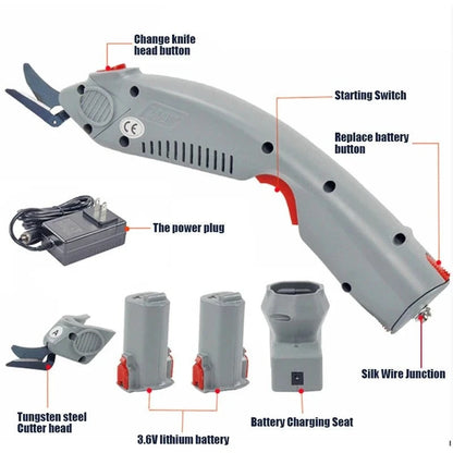 Electric Handheld Scissors – Automatic Rechargeable Cutting Machine - FastZen