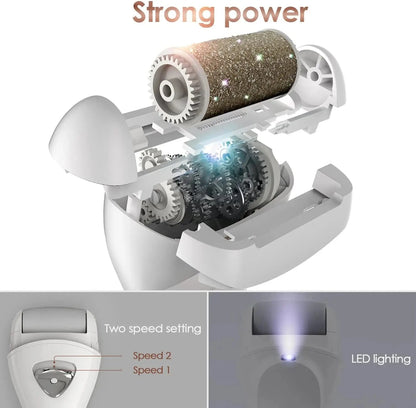 Electric Rechargeable Foot Callus Remover – Waterproof Pedicure Tool for Smooth & Soft Feet - FastZen