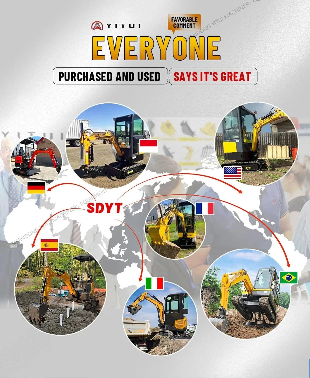 Factory Price Small Excavator 1.2 Ton Of Small Digger EPA Euro 5 Engine Customized Orchard Small Excavator Cheap Price - FastZen