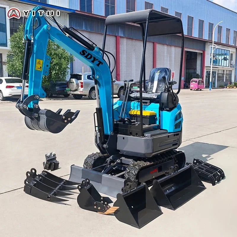 Factory Price Small Excavator 1.2 Ton Of Small Digger EPA Euro 5 Engine Customized Orchard Small Excavator Cheap Price - FastZen