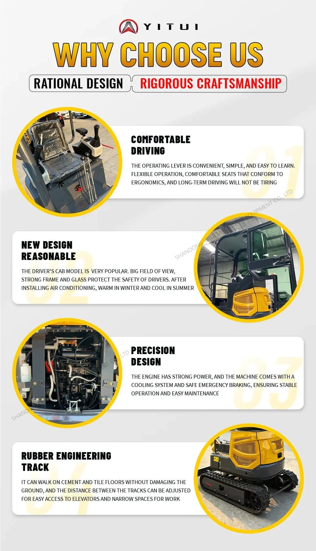 Factory Price Small Excavator 1.2 Ton Of Small Digger EPA Euro 5 Engine Customized Orchard Small Excavator Cheap Price - FastZen