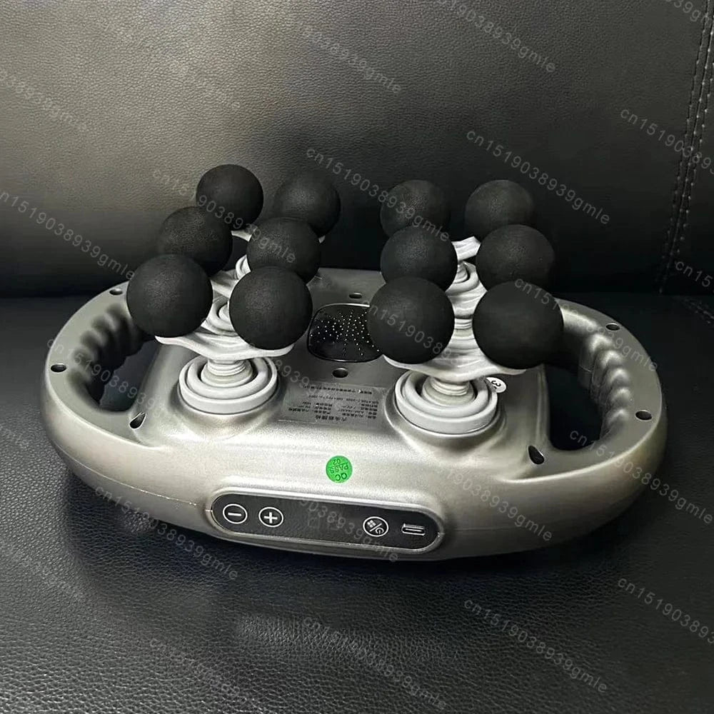 Fascia Massage Gun – 12 Heads Electric Deep Tissue Massager for Muscle Relaxation & Recovery - FastZen