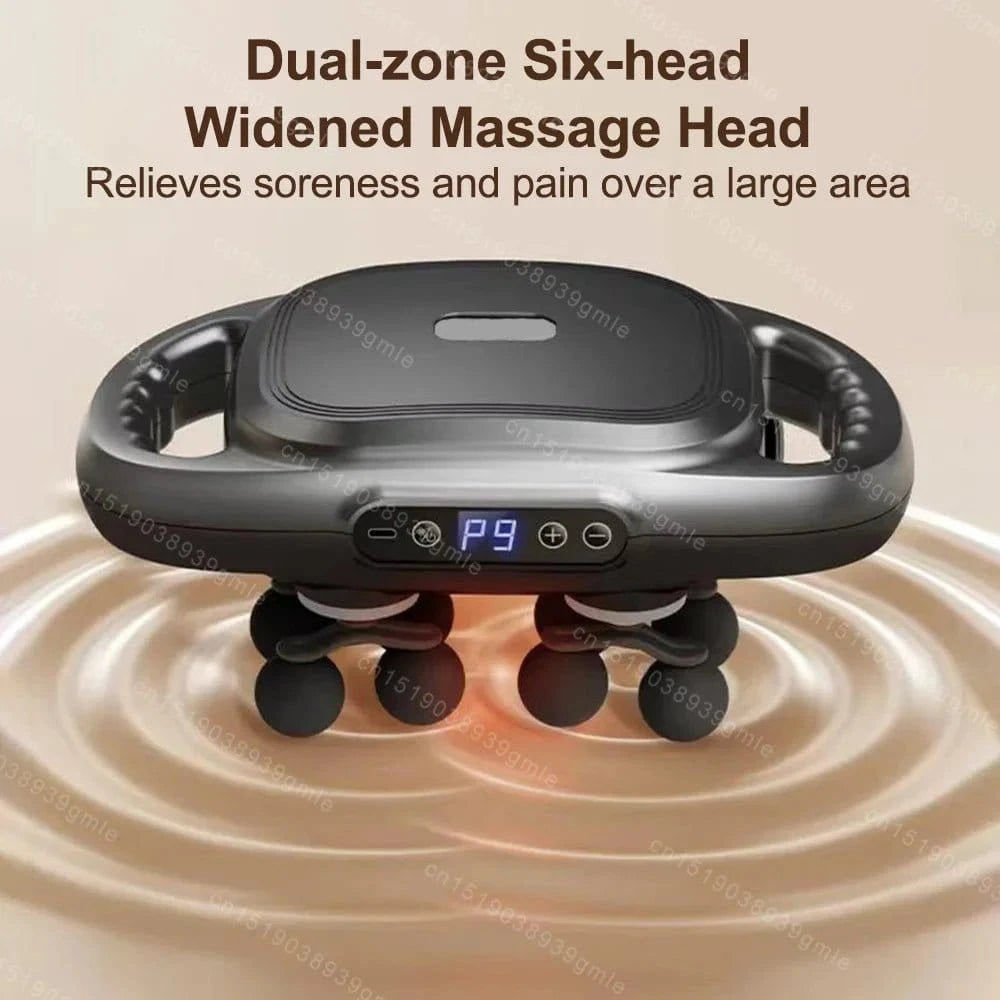 Fascia Massage Gun – 12 Heads Electric Deep Tissue Massager for Muscle Relaxation & Recovery - FastZen