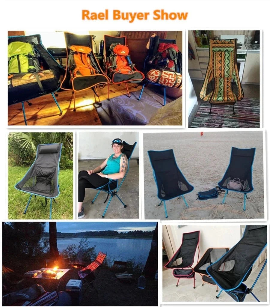Folding Ultralight Portable Chair – Detachable and Lightweight - FastZen