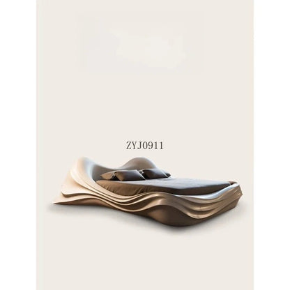 French fashion light luxury art aesthetics double bed master bedroom modern light luxury furniture - FastZen