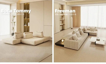 French sofa personality one two three combination creative curved pea sofa customization - FastZen