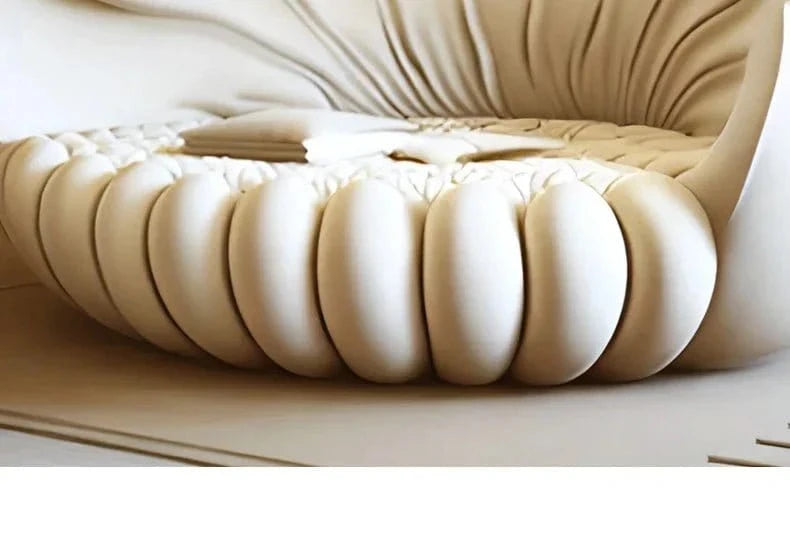 French sofa personality one two three combination creative curved pea sofa customization - FastZen