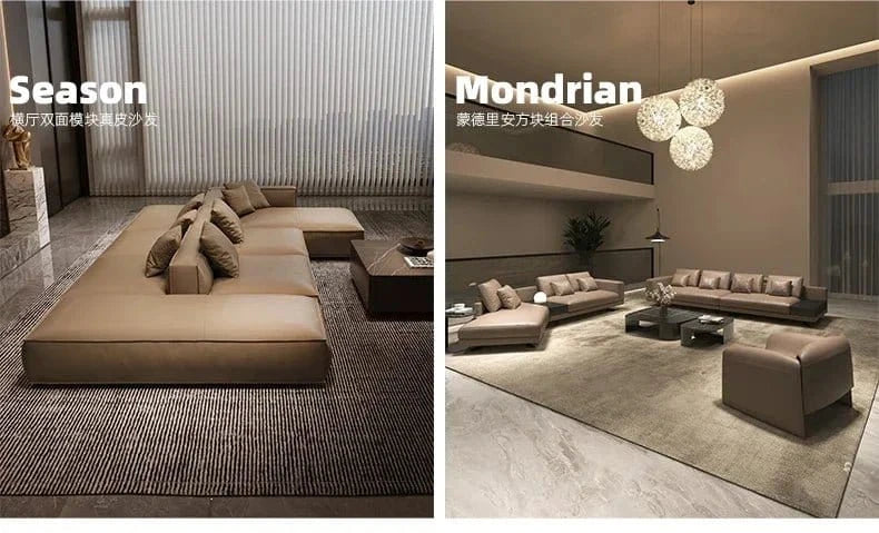 French sofa personality one two three combination creative curved pea sofa customization - FastZen