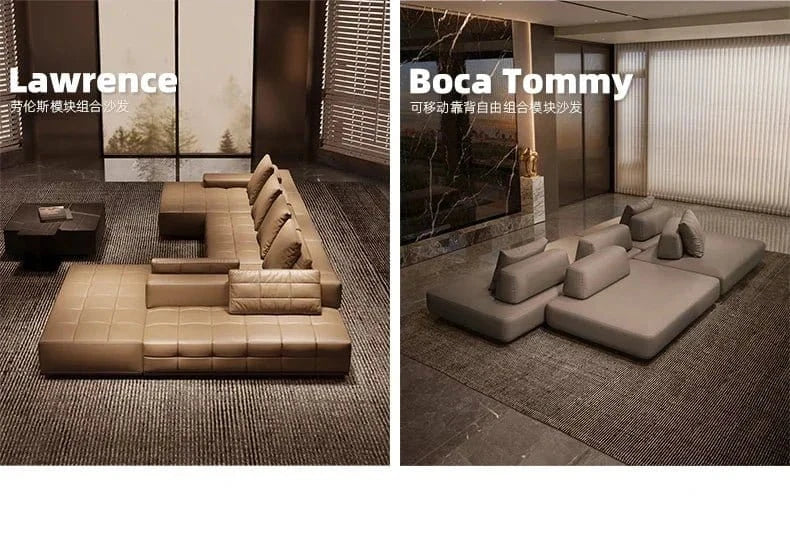 French sofa personality one two three combination creative curved pea sofa customization - FastZen