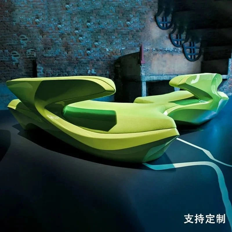 FRP special - shaped sofa designer personalized creative sofa S - shaped lobby reception art sofa - FastZen
