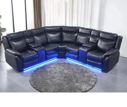 furniture Real Leather Recliner Sofa with Corner Newest and stylish Indoor Furniture - FastZen