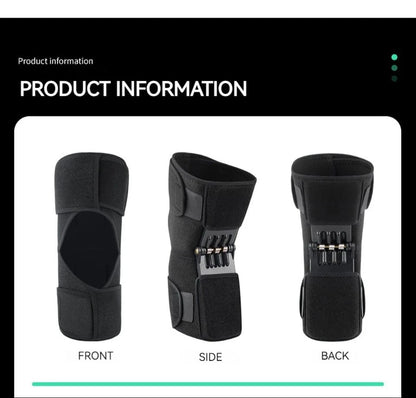 GOBYGO 1Pcs Adjustable Knee Booster Knee Brace For Patella Immobilization Squatting Knee Protector Outdoor Mountaineering Unisex - FastZen