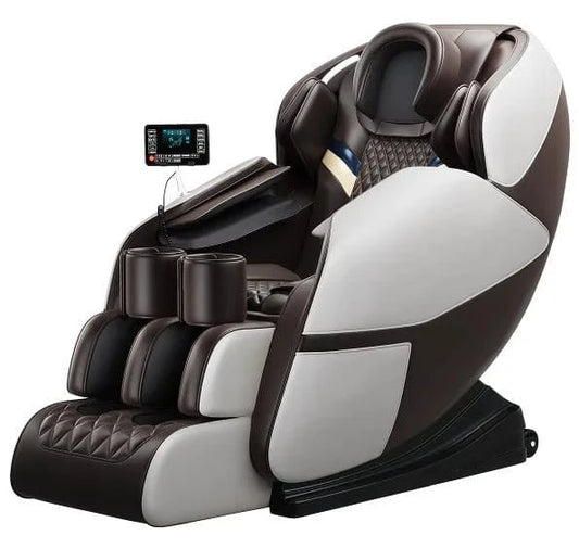Heated Full Body Massage Chair – High - End Recliner with Foot Rollers & Deep Tissue Therapy - FastZen