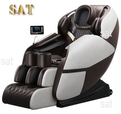 Heated Full Body Massage Chair – High - End Recliner with Foot Rollers & Deep Tissue Therapy - FastZen