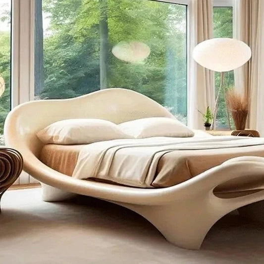 High Quality Nordic Minimalist American Style Soft Wood Wedding Bed Furniture - FastZen
