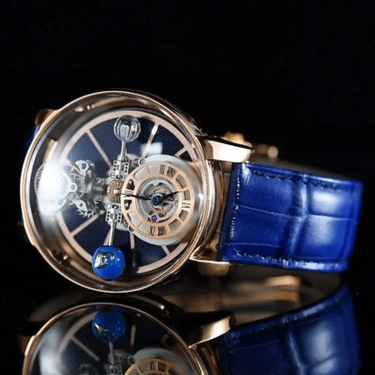 Jacob&Co PINDU Design Mens Watches Diamond TourbillionTop Brand Luxury Astronomia Quartz Watch Men Astronomia Solar Montre Homme - FastZen