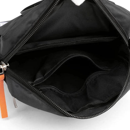 Large capacity crossbody bag, daily commuting shoulder bag, casual men's bag, multi - layer fashionable crossbody bag - FastZen