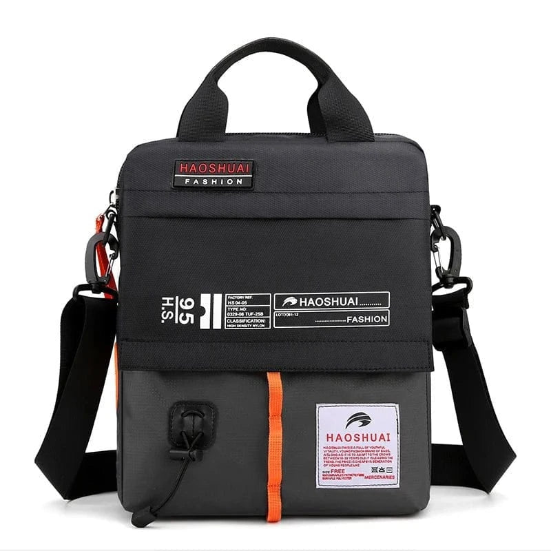 Large capacity crossbody bag, daily commuting shoulder bag, casual men's bag, multi - layer fashionable crossbody bag - FastZen