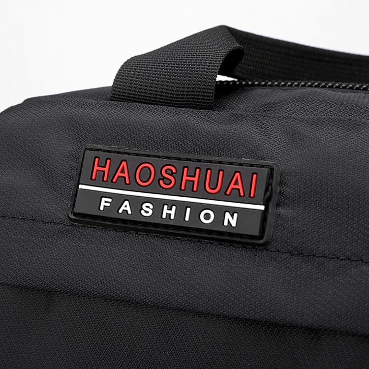 Large capacity crossbody bag, daily commuting shoulder bag, casual men's bag, multi - layer fashionable crossbody bag - FastZen