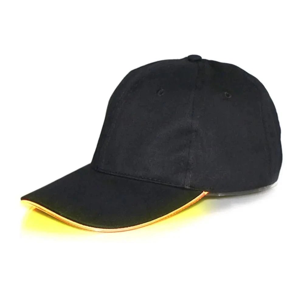 LED Luminous Hip - Hop Cap – Adjustable Flashing Baseball Hat for Club, Dance, and Party - FastZen